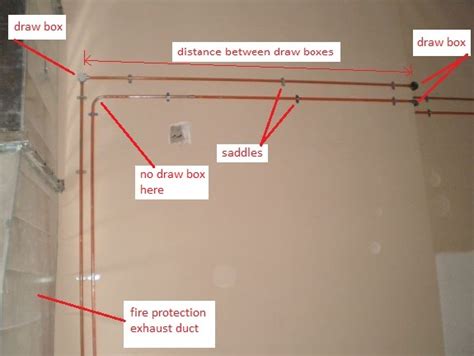 maximum distance between electrical pull boxes|electrical conduit draw box distance.